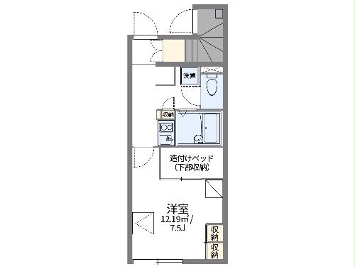 レオパレス琴の間取り