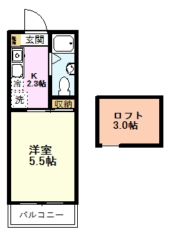 第12クリスタルハイツの間取り