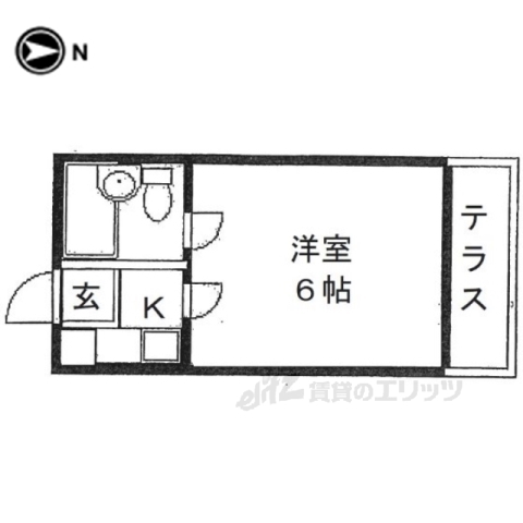 コーポ諏訪西大寺の間取り