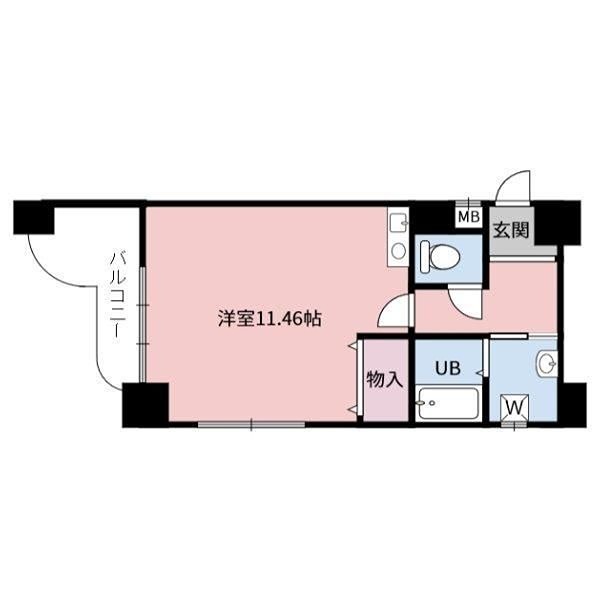 姫路市延末のマンションの間取り