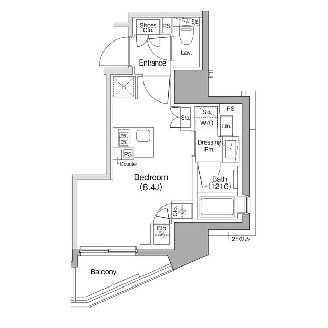 北区赤羽南のマンションの間取り