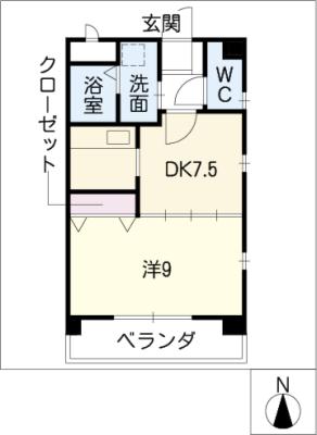 スクエアコートの間取り