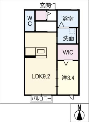 ＢＯＳＣＯ栄生の間取り