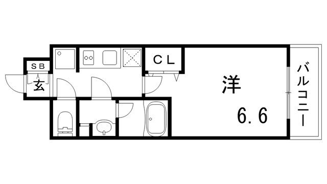 【ファーストフィオーレ神戸湊町の間取り】