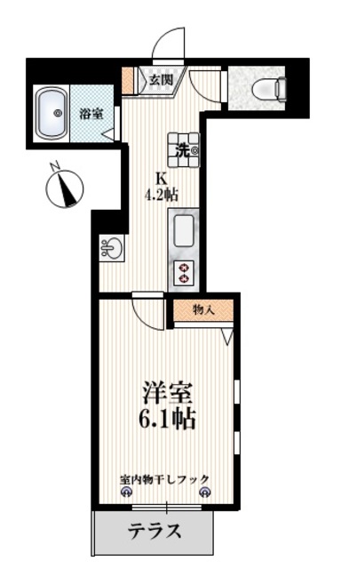 豊島区南長崎のマンションの間取り