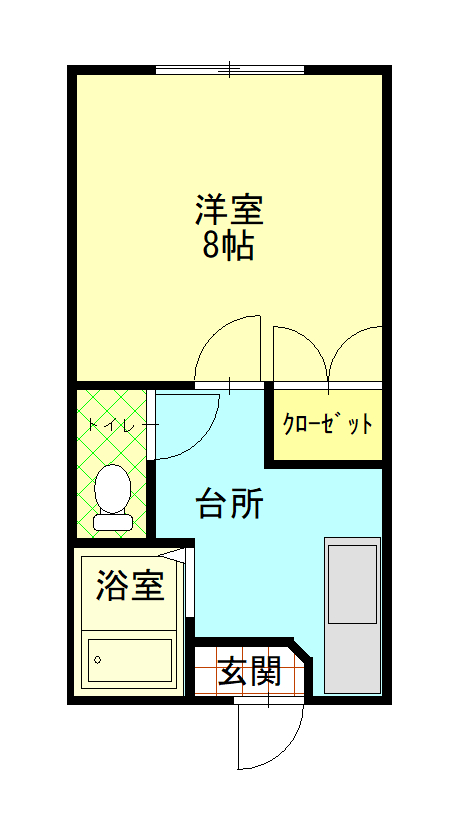 コーポサンライズの間取り