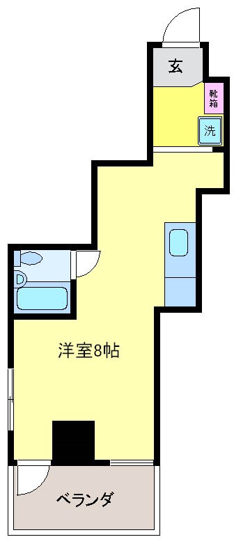 穂高第2ブラザーズ柏の間取り