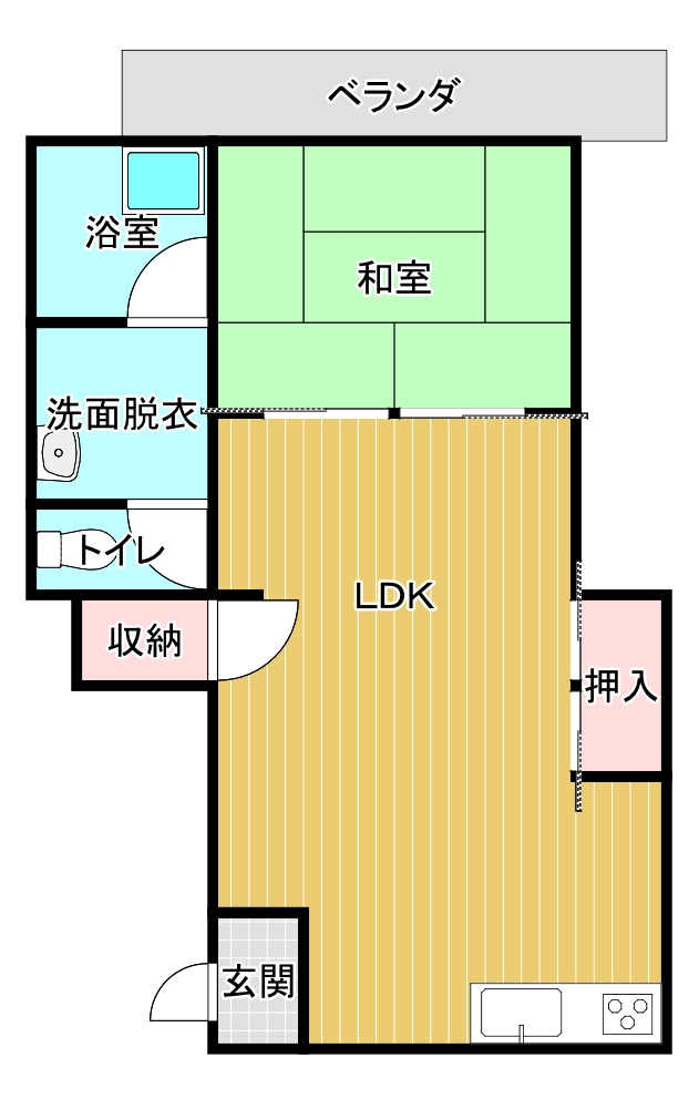 ルミネ東光の間取り