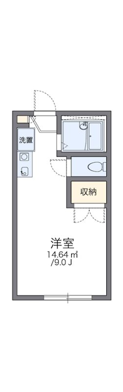 レオパレスあまのの間取り