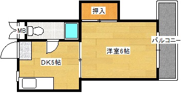 第１小河内ビルの間取り