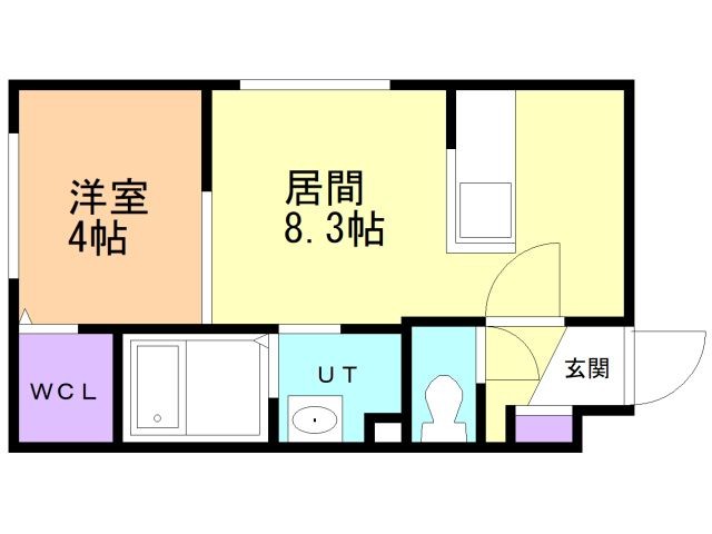 北広島市共栄町のマンションの間取り