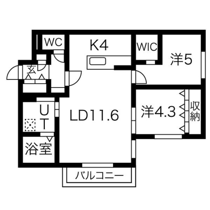 Crossbell524の間取り