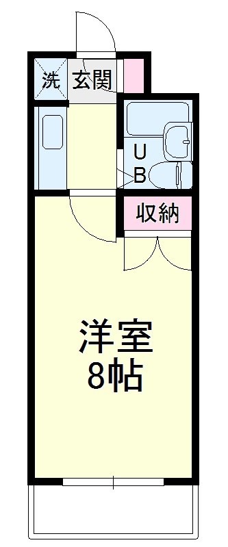 浜松市中央区中沢町のマンションの間取り