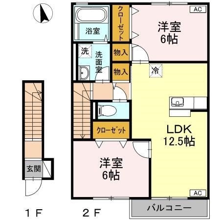 バリュアブル　Ｄ棟の間取り