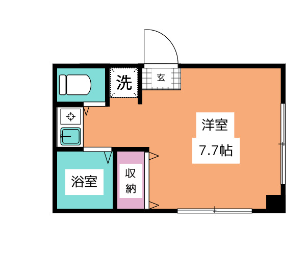 目黒区目黒本町のマンションの間取り