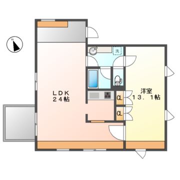 TASHIRO71（タシロナナジュウイチ）の間取り