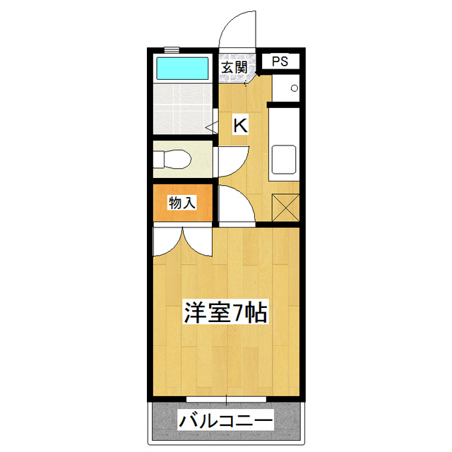 アメニティー高見原の間取り