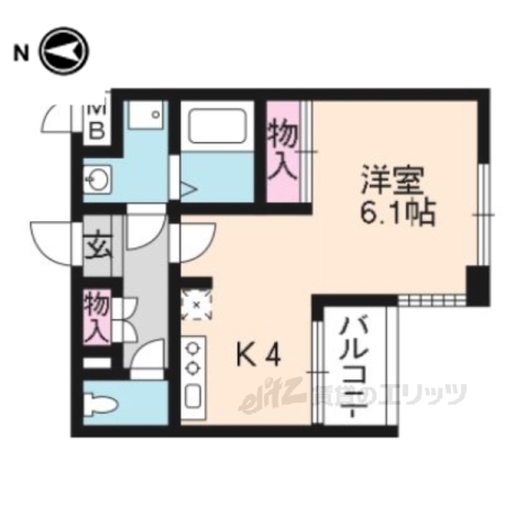 サザン桃山御陵の間取り