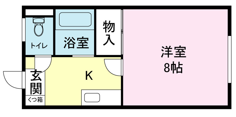 K2マンションの間取り