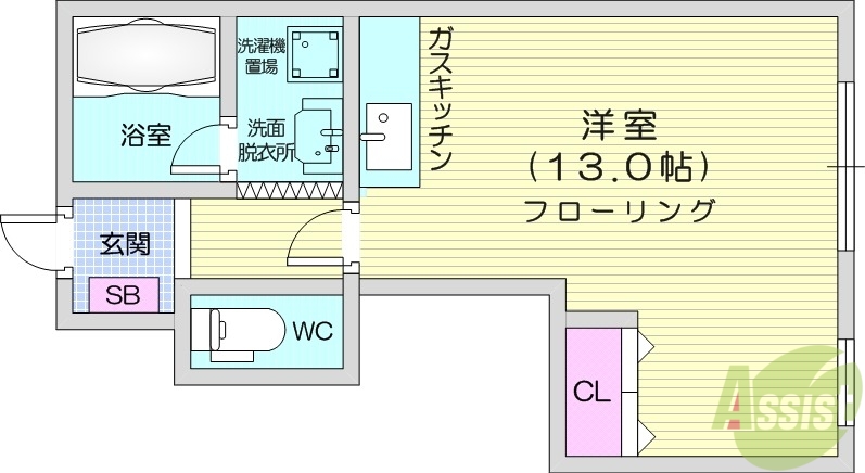 ジュモーアンの間取り