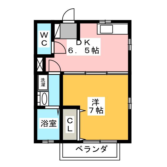 横浜市神奈川区羽沢南のアパートの間取り