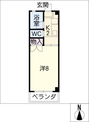 コーポ岐北の間取り