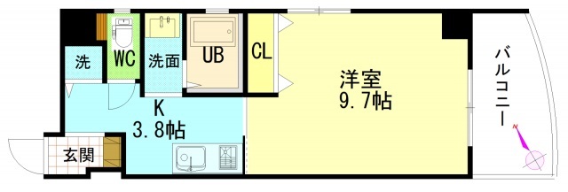 エルク中央の間取り