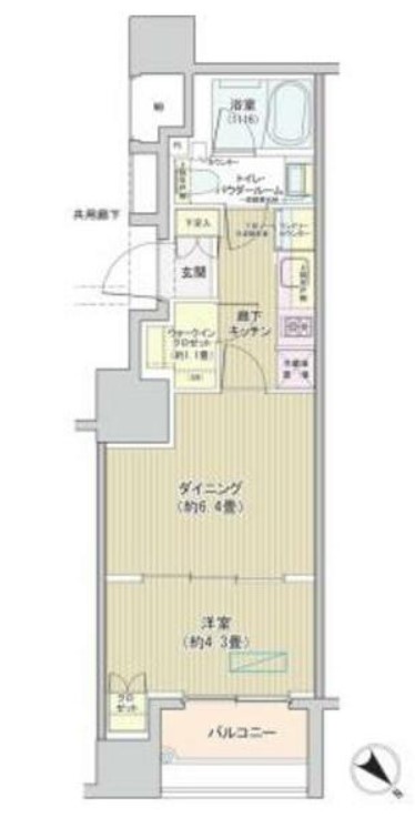 アネーロ銀座の間取り