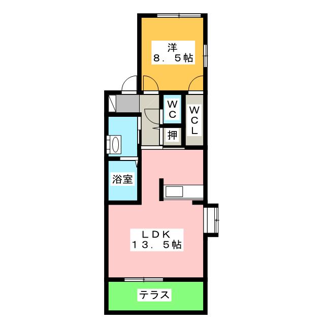 ファミーユＫの間取り