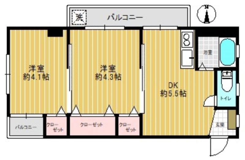 メゾン望月の間取り