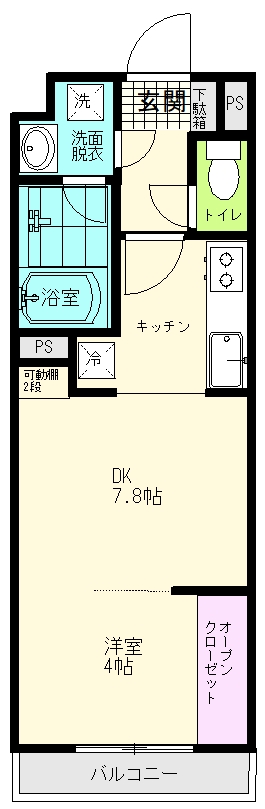 THE IoT Haranomachi βの間取り