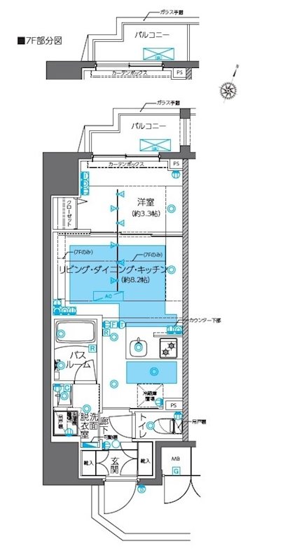 ZOOM神田の間取り