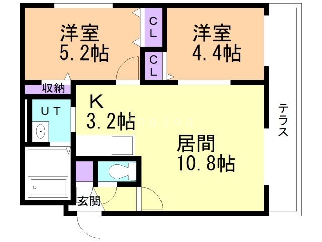 Ｌｉｇｈｔ　Ｂｅｌｌ　北２７条（ライトベル北２７条）の間取り