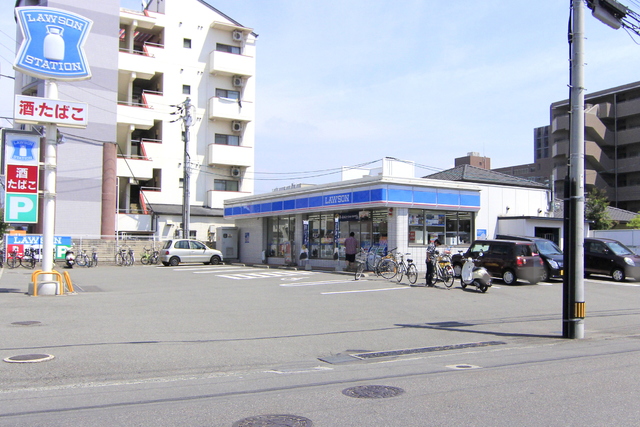 コンビニ　ローソン　松山清水町三丁目店（コンビニ）まで500m