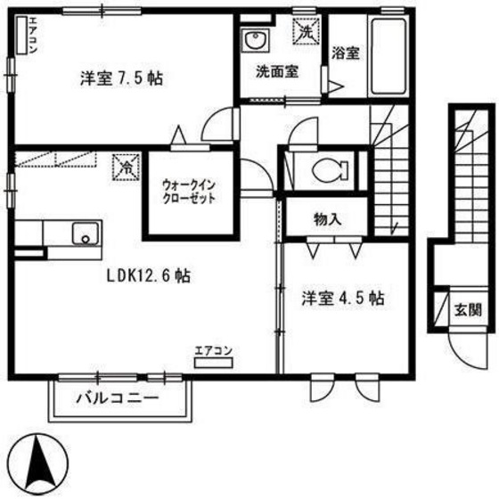 グレースフィールドB_間取り_0