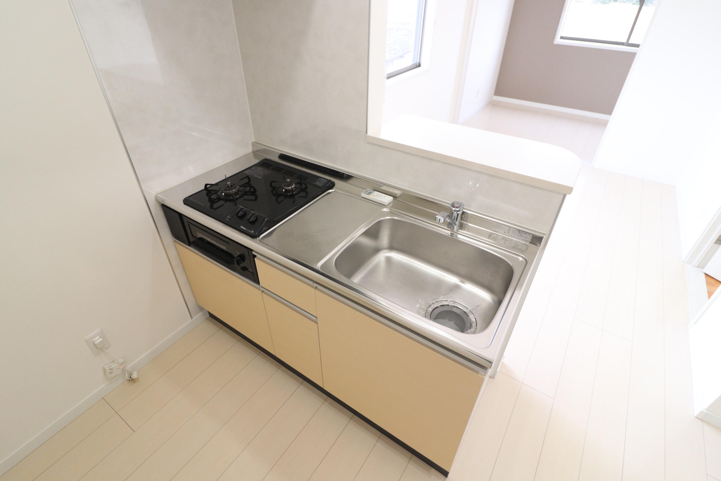 キッチン　2口コンロで料理もラクラク☆