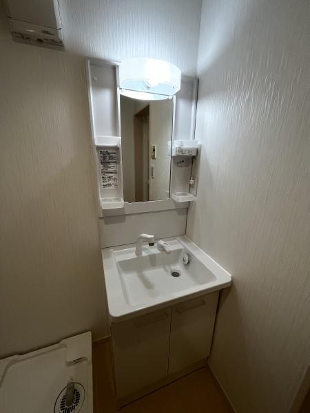 洗面設備　便利なシャンプードレッサー付き