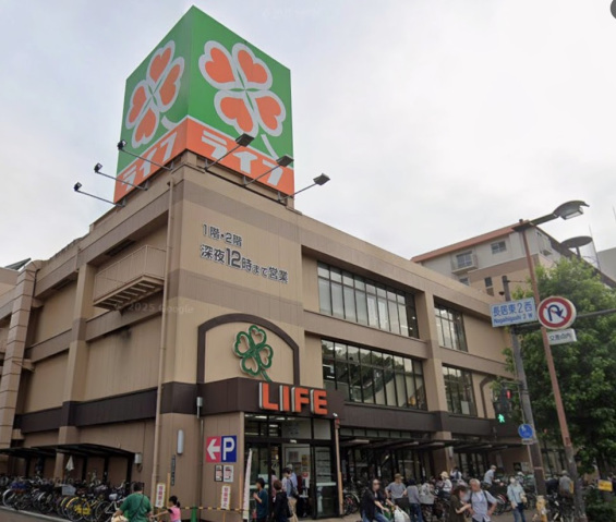 ショッピングセンター　洋服の青山大阪長居店（ショッピングセンター）まで245m