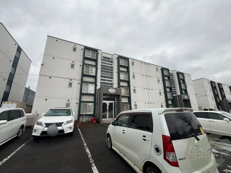 建物外観　札幌市北区百合が原「パークハイツＤ棟」