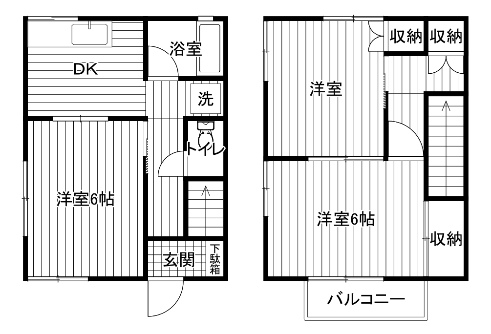 メゾン長塚の間取り写真