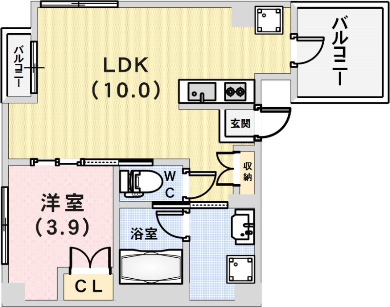 SDグランツ神戸西元町の間取り写真