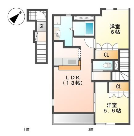 アムール・ヴィラの間取り写真