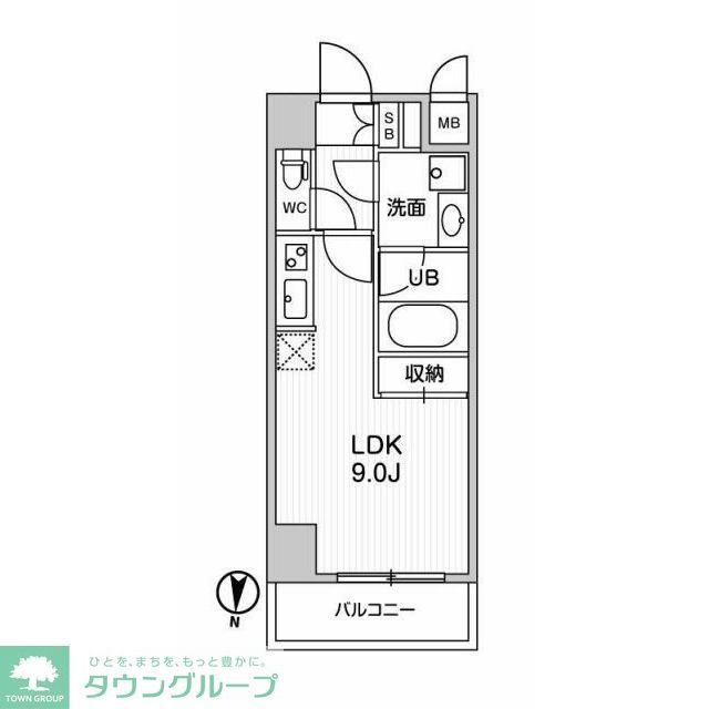 ALTERNA住吉の間取り写真