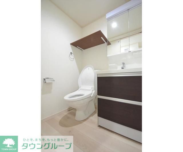 洗面設備　同建物内参考写真