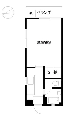 世田谷区奥沢のマンションの間取り