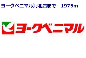 スーパー　ヨークベニマル河北店（スーパー）まで1975m