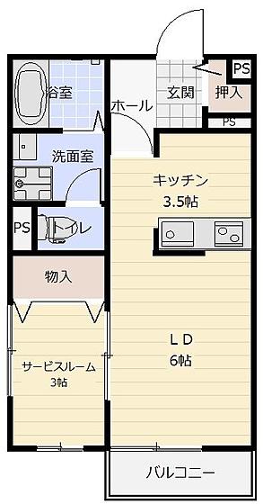 グランパークＬの間取り