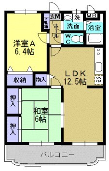 エトワール弐番街　弐号館の間取り