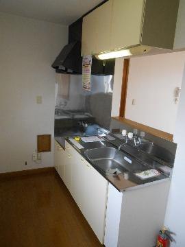 キッチン　２口ガスコンロ