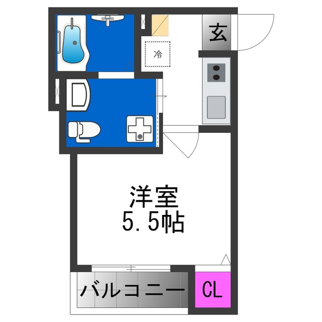 【CRASTINE住吉大社の間取り】